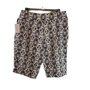Womens printed skimmer shorts